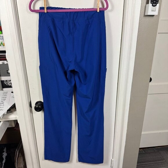 Carhartt royal blue cargo scrub pants size medium tall yoga pants style - Picture 5 of 6